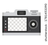 Camera Back Screen on isolate background