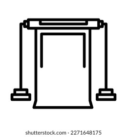 Camera Backdrop Icon Design For Personal And Commercial Use