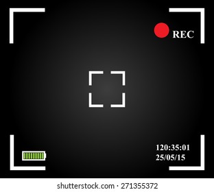 Camera background vector illustration