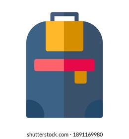 icono, logotipo o ilustración del equipo de mochila de la cámara. genial para web, patrón, aplicación móvil, patrón, diseño, etc.