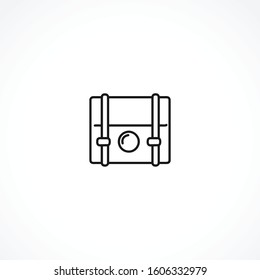 camera bag icon on white background. camera bag icon on white background. camera bag icon on white background. 
