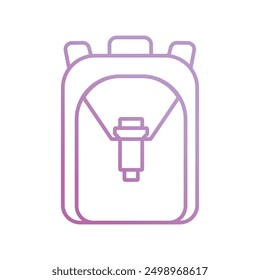 camera bag icon with white background vector stock illustration