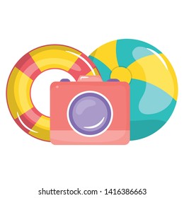 camera with balloon and float