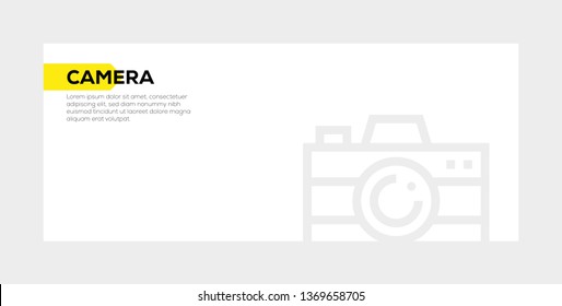 CAMERA BANNER CONCEPT