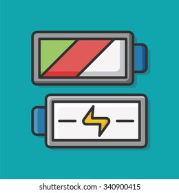 camera battery power icon