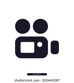 camera betacam icon. Devices and Electronics related icons. Computers and mobile phones vector icons. 