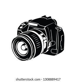 camera black vector full