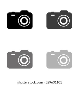 camera  - black vector icon