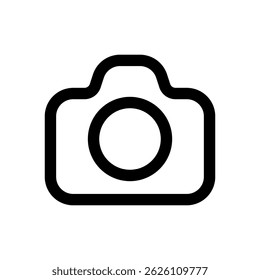 Uma câmera com um design em preto e branco. A câmera é um símbolo de capturar memórias e momentos