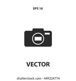 camera body icon. camera body vector illustration