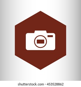 camera body icon. camera body vector illustration