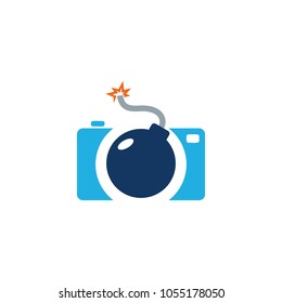 Camera Bomb logo Icon Design