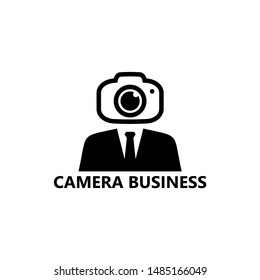 Camera Business Logo Template Design Vector, Emblem, Design Concept, Creative Symbol, Icon