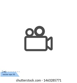camera camcorder icon cinema symbol logo template