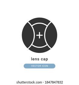 camera cap icon vector illustration. camera cap icon glyph design.