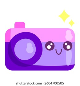 Camera Cartoon Birthday elements Iluustration