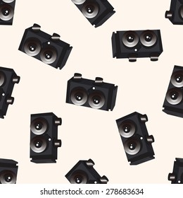 camera, cartoon seamless pattern background