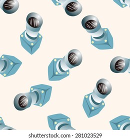 camera , cartoon seamless pattern background