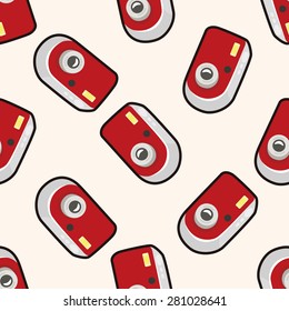 camera , cartoon seamless pattern background