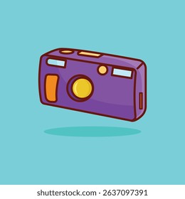 Camera Cartoon Vector Illustration Concept