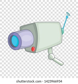 Camera cctv icon. Cartoon illustration of camera cctv vector icon for web
