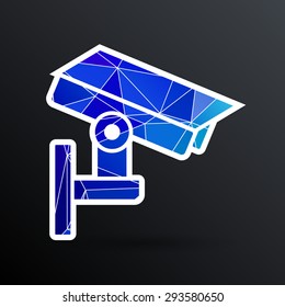  camera cctv icon sign graphic theft wireless street.