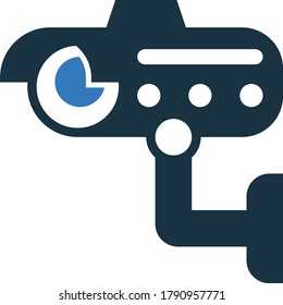 Camera, CCTV Icon, Vector Graphics