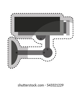 camera cctv isolated icon vector illustration design