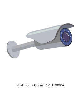 Camera cctv vector icon.Cartoon vector icon isolated on white background camera cctv.