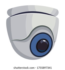 Camera cctv vector icon.Cartoon vector icon isolated on white background camera cctv.