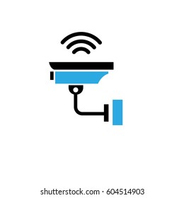 camera cctv wifi icon