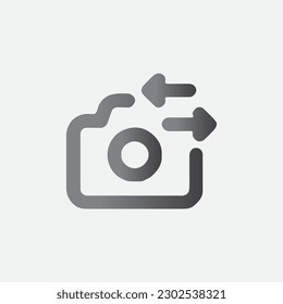 Camera change Symbol Icon Vector Illustration