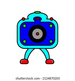 Kamerakartoon-freies Vektorgrafik-Symbol