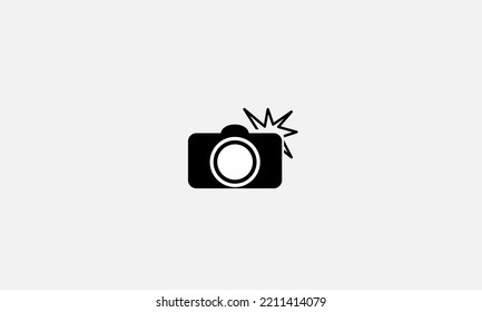 Camera click vector logo design