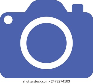 Camera clip art design on plain white transparent isolated background for sign, decal, card, shirt, hoodie, sweatshirt, apparel, tag, mug, icon, poster or badge