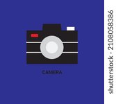 Camera clipart free vector icon