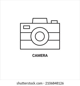 Camera clipart free vector icon