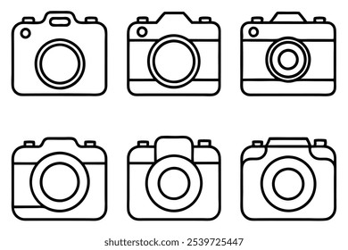 Camera Clipart Line Art Great for Art Projects