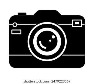 Camera clipart vector illustration, Photo camera vector icon, Camera icon isolated. photo camera sign and symbol, photography icon vector.