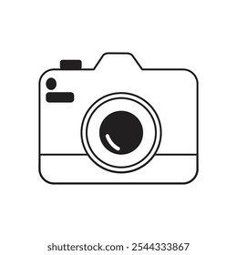 Camera clipart vector illustration, Photo camera vector icon, Camera icon isolated. photo camera sign and symbol, photography icon vector.