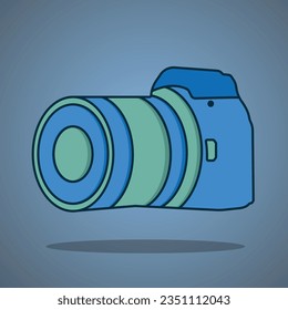 Camera Clipart Vector, Photographer Clipart, Camera Icon, Colorful Camera Vector,  Camera Vector, Photographer Icon, World Photography, World Photography Day, Photographer Clipart Logo, Photographer