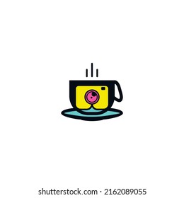 camera coffee logo and dog nose