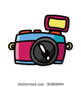 camera color doodle