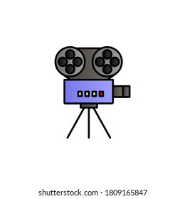 Camera .Color gradient vector icon