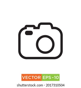 Camera colorful Icon design vector eps10