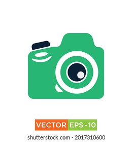 Camera colorful Icon design vector eps10