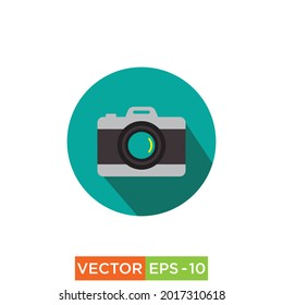 Camera colorful Icon design vector eps10