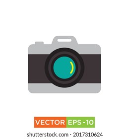 Camera colorful Icon design vector eps10