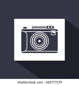 Camera concept and technology icons design, vector illustration 10 eps graphic.