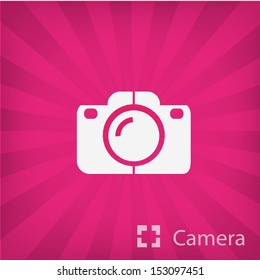 Camera controller  icon in minimal style